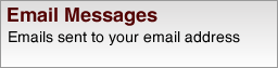 Emails sent to your email address